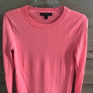 Banana republic peach Merino wool sweater